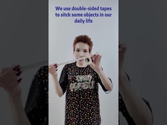 Fita tomada partido dobro de montagem provisória do algodão do trabalho das boas ideias sem resíduo