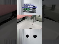 O preto oxidou o suporte de aço inoxidável dos acessórios do banho para o copo da sução do chuveiro fixado