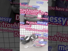 WGO 3 gancho porta-toalhas 6kg Max rolamento ganchos de toalha de aço inoxidável