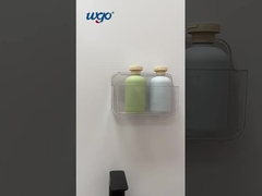 4-5kg Patenteado Adesivo Copo Duche Caddy 180mm Banheiro limpo Parede Montada Prateleira