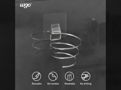 Sem punção Secador de cabelo reutilizável Acessórios de banho 130x95x70 mm