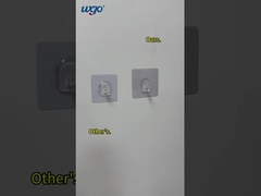 Ganchos auto-aderentes e transparentes ganchos de roupa de banho ganchos sem resíduos ganchos dizer adeus ao problema de vestígios sujos