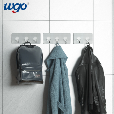 Ganchos de gancho fixados na parede autoadesivos instalados livres Mini Rack For Wall de dano