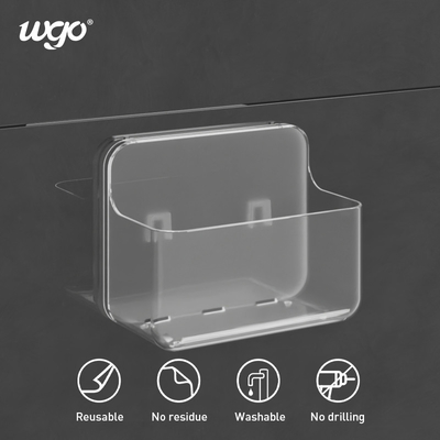 A etiqueta patenteada montou fortemente o transportador autoadesivo Clear Fittings do chuveiro