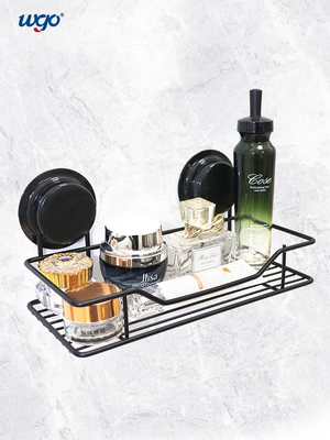 Montagem livre de dano nenhum suporte necessário de Chrome dos acessórios de Self Adhesive Bath do transportador do chuveiro do furo de perfuração