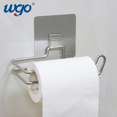 Acessórios de papel instalados autoadesivos do banho do suporte do rolo para a parede