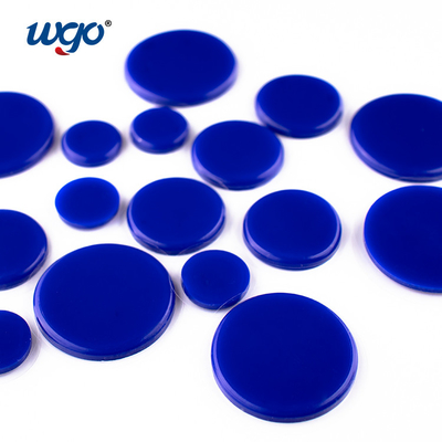 Almofadas autoadesivas laváveis reusáveis do gel das etiquetas do cilindro de WGO que marcam não a mão