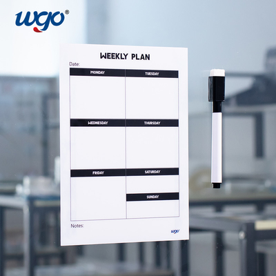 Ideias semanais do planeamento de Favor Dry Erase Whiteboard do estudante dos artigos de papelaria da escola do escritório