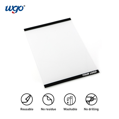 Vara da parede para murar repetidas vezes o suporte autoadesivo do sinal 210x297mm