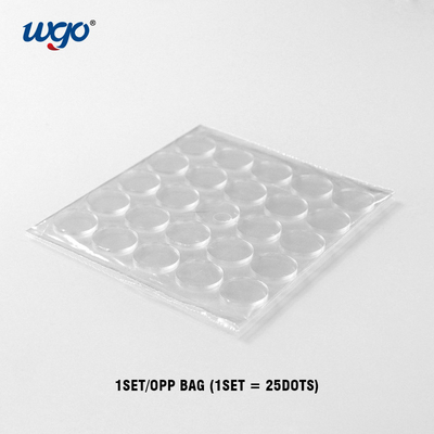 Fita tomada partido Dot Clear Squares Mounting de Restickable dobro esparadrapo