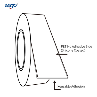 Repositionable sem Trace No Residue Clear Tape sujo para estudantes