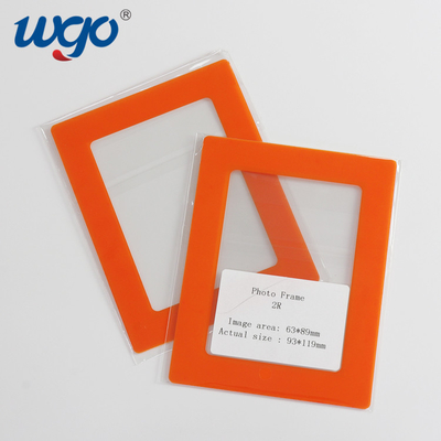Quadro montado autoadesivo da foto do PVC de madeira nenhum magnético não para instalar as ferramentas necessárias