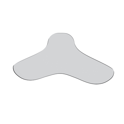 O delicado esparadrapo colou a almofada da pinça nasal montada do gel removida sem o resíduo para a máscara de CPAP