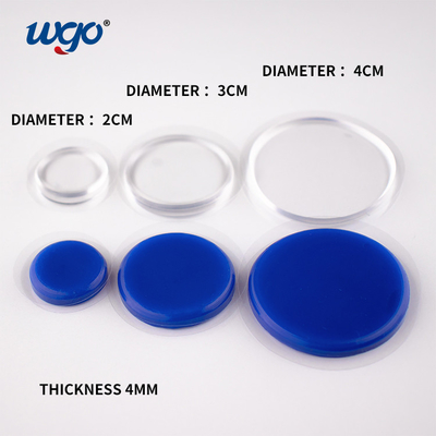 O gel autoadesivo removível do gel WGO do silicone do cilindro acolchoa o protetor do impacto do puxador