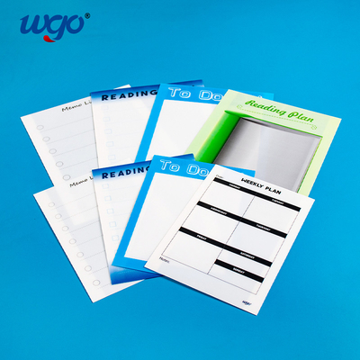 Logo Printed Office & os artigos de papelaria feitos sob encomenda removíveis da escola o seco apagam placas Whiteboard para fazer o plano semanal da lista