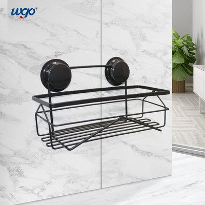 O preto oxidou o suporte de aço inoxidável dos acessórios do banho para o copo da sução do chuveiro fixado