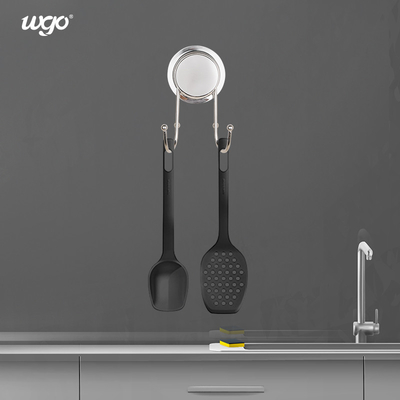 Nenhum preto do gancho da veste do copo da sução de Restickable do resíduo para o banheiro da cozinha da sala de visitas