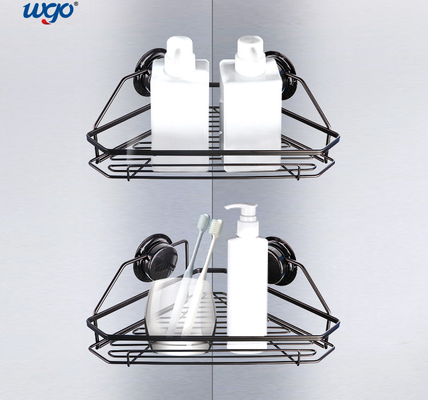 A sução patenteada montou o transportador de canto Waterproof Shower Shelf do banheiro
