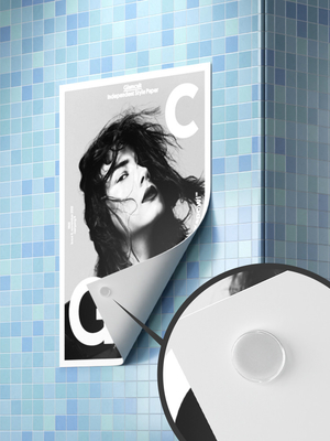 Fita tomada partido Dot Clear Squares Mounting de Restickable dobro esparadrapo