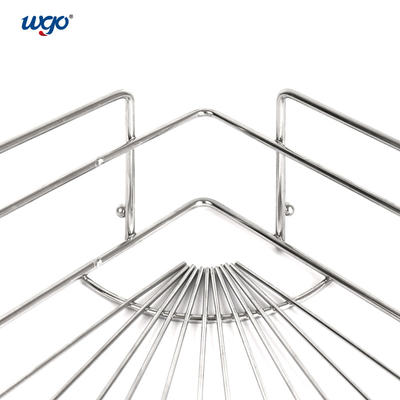 WGO que o transportador de aço inoxidável Corner Shelf No instala utiliza ferramentas a prata necessário