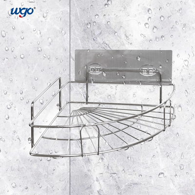WGO que o transportador de aço inoxidável Corner Shelf No instala utiliza ferramentas a prata necessário