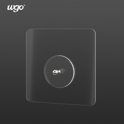 Vara para murar os dispositivos elétricos e os acessórios claros de prata de banheiro de WGO nenhuma perfuração