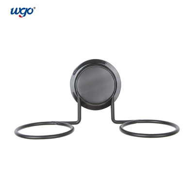 Suporte do dentífrico da escova de dentes do copo da sução, suporte de copo de aço inoxidável da sução