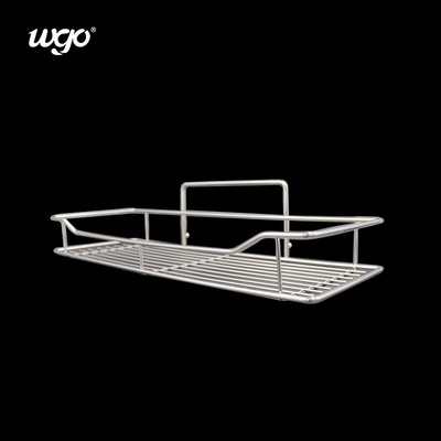 Banheiro Lava-se Duche Armazenamento Caddy aço inoxidável WGO Adesivo Clear Set