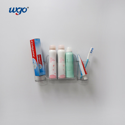 32cm Largo Self Adhesive Toothbrush Holder Organizador Holders Decoração de banheiro Com Dispensador de pasta de dentes