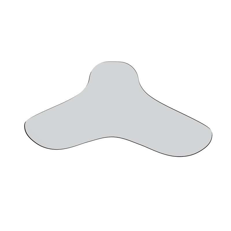 O delicado esparadrapo colou a almofada da pinça nasal montada do gel removida sem o resíduo para a máscara de CPAP