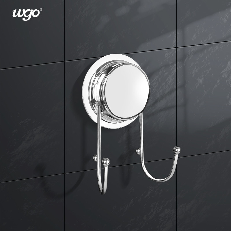 Nenhum preto do gancho da veste do copo da sução de Restickable do resíduo para o banheiro da cozinha da sala de visitas