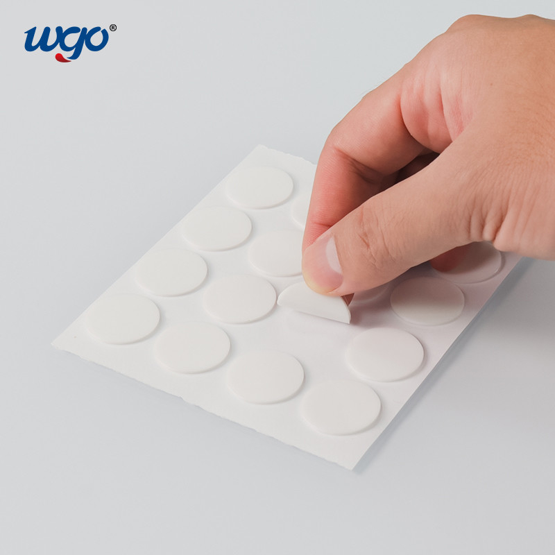 92mm x 55mm Repositionable Dots Suction Gel pegajoso removível 2 tomou partido fita adesiva reusável