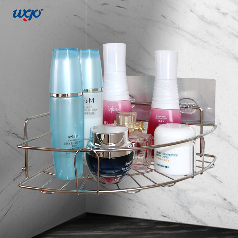 WGO que o transportador de aço inoxidável Corner Shelf No instala utiliza ferramentas a prata necessário