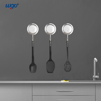 A parede multifuncional do banheiro engancha 6kg que carrega os ganchos fixados na parede de toalha SS201