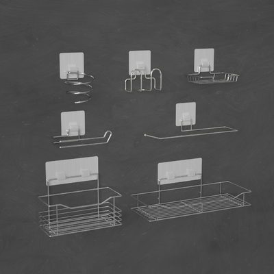 Transportador fixado na parede Damage Free do chuveiro do comércio de EXW do suporte do produto do banheiro de MSDS